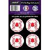 Adhesifs & Stickers 4 Adhesifs Pre-Decoupes PROTECTION Alarme 24-24