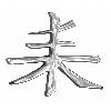 Adhesifs & Stickers Adhesif Sticker 3D Chrome - Chine 2