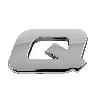 Adhesifs & Stickers Adhesif Sticker 3D Chrome - Lettre Q - 23x27mm