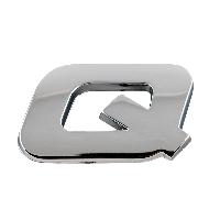 Adhesifs & Stickers Adhesif Sticker 3D Chrome - Lettre Q - 23x27mm Adhesifs & Stickers Adhesif Sticker 3D Chrome - Lettre Q - 23x27mm