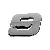 Adhesifs & Stickers Adhesif Sticker 3D Chrome - Numero 9- 23x27mm