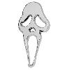 Adhesifs & Stickers Adhesif Sticker 3D Scream 8cm