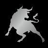Adhesifs & Stickers Adhesif Sticker Argent Taureau Corrida H84mm x L90mm