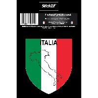 Adhesifs & Stickers Auto 1 Sticker Italie - STP4B Adhesifs & Stickers Auto 1 Sticker Italie - STP4B