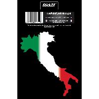 Adhesifs & Stickers Auto 1 Sticker Italie - STP4C