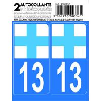 Adhesifs & Stickers Auto 10x Autocollant departement 13 - CROIX MARSEILLE