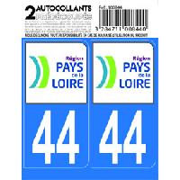 Adhesifs & Stickers Auto 10x Autocollant departement 44 - PAYS DE LA LOIRE