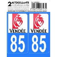 Adhesifs & Stickers Auto 10x Autocollant departement 85 - VENDEE -x2-