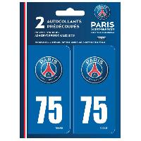 Adhesifs & Stickers Auto 10x Autocollant pour plaque immatriculation Dep 75 PSG - Paris Saint Germain