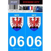 Adhesifs & Stickers Auto 2 autocollants City 06