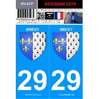 Adhesifs & Stickers Auto 2 autocollants City 29 version 2