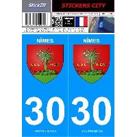 Adhesifs & Stickers Auto 2 autocollants City 30