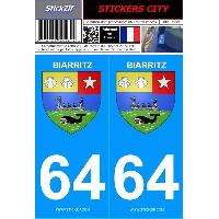 Adhesifs & Stickers Auto 2 autocollants City 64 Adhesifs & Stickers Auto 2 autocollants City 64