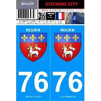 Adhesifs & Stickers Auto 2 autocollants City 76