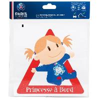 Adhesifs & Stickers Auto Adhesif Bebe a bord - PSG Princesse a bord - Paris Saint Germain