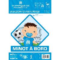 Adhesifs & Stickers Auto Adhesif Minot A Bord Olympique De Marseille