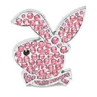 Adhesifs & Stickers Auto Adhesif Sticker 3D - Evo Bunny diamant rose - BC Corona