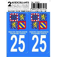 Adhesifs & Stickers Auto Autocollant Departement 25 - Doubs