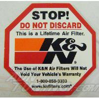 Adhesifs & Stickers Auto Autocollant KN - Stop Do not discard - Adhesif Sticker