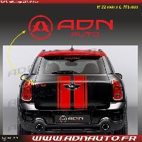 Adhesifs & Stickers Auto Autocollant RUN09R Logo horizontal Rouge 11.5cm