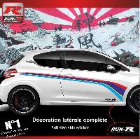 Adhesifs & Stickers Auto DD13 Pack de stickers Sport compatible avec 207 208 - Run-R