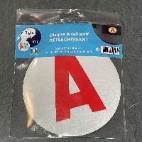 Adhesifs & Stickers Auto Disque A reflechissant jeune conducteur adhesif x12