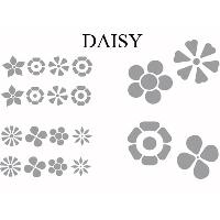 Adhesifs & Stickers Auto Set Adhesifs -ELEMENT DAISY- Gris - PROMO ADN - Car Deco