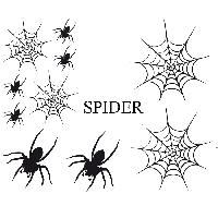 Adhesifs & Stickers Auto Set Adhesifs -ELEMENT SPIDER- Noir - PROMO ADN - Car Deco