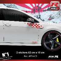 Adhesifs & Stickers Auto Sticker 00FIR Rouge Motorsport - Run-R