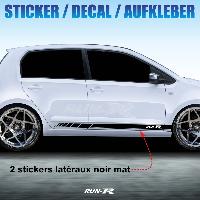 Adhesifs & Stickers Auto Sticker 996 RACING STRIPE compatible avec VW UP noir mat - Run-R