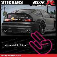 Adhesifs & Stickers Auto Sticker JDM 10 cm rose Japan Domestic Market compatible avec Honda Nissan Toyota Subaru Mazda - Run-R