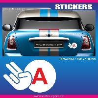 Adhesifs & Stickers Auto Sticker jeune conducteur JDM - Run-R