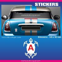 Adhesifs & Stickers Auto Sticker jeune conducteur TORTUE TRIBAL - Run-R