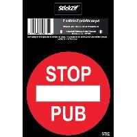 Adhesifs & Stickers Auto STOP PUB Adhesif pre-decoupe - 7 cm - Resistant UV Intemperies