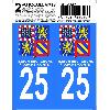 Adhesifs & Stickers Autocollant Departement 25 - Doubs