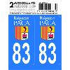 Adhesifs & Stickers Autocollant departement 83 - VAR -x2-