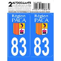 Adhesifs & Stickers Autocollant departement 83 - VAR -x2- Adhesifs & Stickers Autocollant departement 83 - VAR -x2-