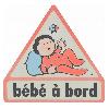 Adhesifs & Stickers Bebe A Bord Electrostatique