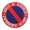 Adhesifs & Stickers Disque stationnement interdit 250mm a clouer