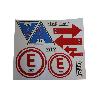 Adhesifs & Stickers Planche Autocollants GT2i E-CC-Fleche