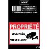 Adhesifs & Stickers PROPRIETE SOUS VIDEO SURVEILLANCE Adhesif pre-decoupe - Dimension 9 x 6.5 cm - Resistant UV
