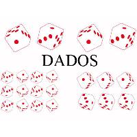 Adhesifs & Stickers Set Adhesifs -ELEMENT DADOS- Rouge