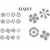 Adhesifs & Stickers Set Adhesifs -ELEMENT DAISY- Gris - PROMO ADN - Car Deco