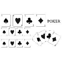 Adhesifs & Stickers Set Adhesifs -ELEMENT POKER- Noir - Car Deco Adhesifs & Stickers Set Adhesifs -ELEMENT POKER- Noir - Car Deco