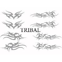 Adhesifs & Stickers Set Adhesifs -ELEMENT TRIBAL- Gris - Car Deco SM Adhesifs & Stickers Set Adhesifs -ELEMENT TRIBAL- Gris - Car Deco SM
