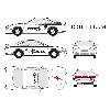 Adhesifs & Stickers Set complet Adhesifs - DRIFT - Full Color - Taille M - Car Deco