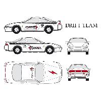 Adhesifs & Stickers Set complet Adhesifs - DRIFT - Full Color - Taille M - Car Deco Adhesifs & Stickers Set complet Adhesifs - DRIFT - Full Color - Taille M - Car Deco
