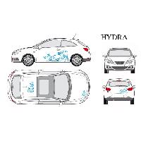 Adhesifs & Stickers Set complet Adhesifs -HYDRA- Bleu - Taille M - Car Deco Adhesifs & Stickers Set complet Adhesifs -HYDRA- Bleu - Taille M - Car Deco