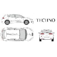 Adhesifs & Stickers Set complet Adhesifs -TECHNO- Argent - Taille M Adhesifs & Stickers Set complet Adhesifs -TECHNO- Argent - Taille M