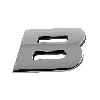 Adhesifs & Stickers Sticker 3D Chrome Lettre B - 23x27mm